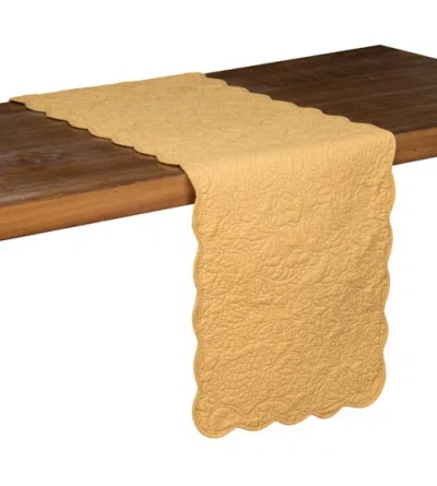 C & F Home C&f Home Christiana Machine Wash Runner 14 X 51" In Yellow