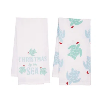 C & F Home C&f Home Christmas By The Sea Coastal Towel Set 2 In Multi