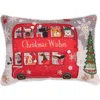 C & F Home C&f Home Christmas Wishes Throw Pillow, 10" X 14" In Red