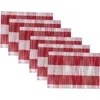 C & F Home C&f Home Christmas Woven Mélange Placemat Set Of 6, 14" X 20" In Brown