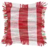 C & F Home C&f Home Christmas Woven Mélange Throw Pillow In Red