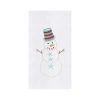 C & F Home C&f Home Coastal Snowman With Blue Starfish Buttons Cotton Flour Sack Kitchen Dish Towel  27l X 18w  In White