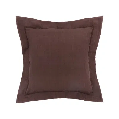 C & F Home Cocoa Flange Throw Pillow