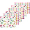 C & F Home C&f Home Colorful Easter Egg Charm & Plaid Spring Placemats Set Of 6 Springtime, 14" X 20" In Multi
