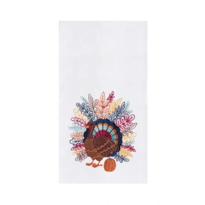 C & F Home C&f Home Colorful Harvest Turkey Towel In Multi