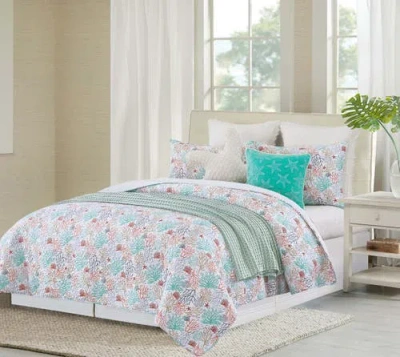 C & F Home C&f Home Coral Cove Full/queen3-piece Quilt Bedding Set In Multi
