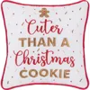 C & F Home C&f Home Cuter Than A Christmas Cookie Small/petite Accent Pillow In White