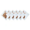 C & F Home C&f Home Damask Bunny Cotton Napkin Machine Washable Set Of 6 In Brown