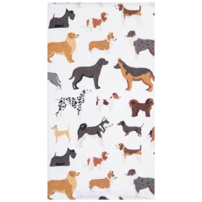 C & F Home C&f Home Dog Breeds Kitchen And Bathroom Graphic Print Hand Towel In Multi
