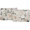 C & F Home C&f Home Dogwood Meadows Cotton Table Runner 14" X 51" In Neutral