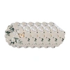 C & F Home C&f Home Dogwood Meadows Round Scalloped Placemats Set Of 6 Floral Butterfly Design, 17" In Neutral