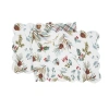 C & F Home C&f Home Edith Quilted Reversible Holly Botanical Table Runner 14" X 51" In White