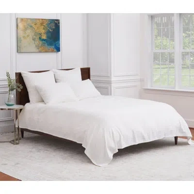C & F Home Elaine Cotton Reversible Quilt In White