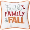 C & F Home C&f Home Faith Family And Fall Embroidered Small/petite Accent Pillow, 10" X 10" In Multi