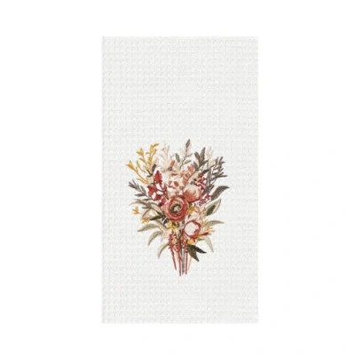 C & F Home C&f Home Fall Floral Flowers Daisy Cute Dishtowel Home Kitchen Drying Dish Towel All Seasons Fall Au In White