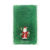 C & F Home C&f Home Father Christmas Alphabet Printed Kitchen Towel In Green