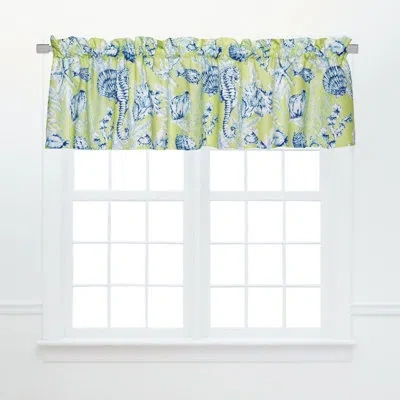 C & F Home Fenwick Isle Cotton Valance Window Treatment In Green