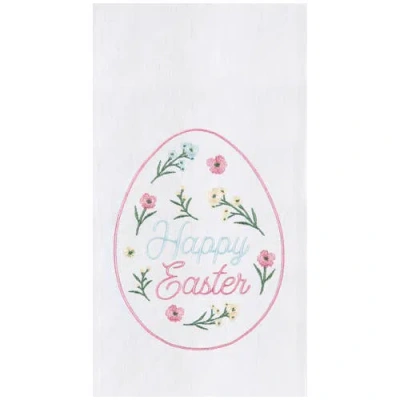 C & F Home C&f Home Floral Easter Egg 100% Cotton Handtowel In Multi