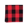 C & F Home C&f Home Franklin Black/red Check Gingham Plaid Woven Napkin Set Of 6 In Red