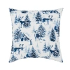 C & F Home C&f Home Frasier Forest Pillow, 18" X 18" In Blue