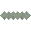 C & F Home C&f Home Frayed Aspen Napkin Set Of 6 In Green