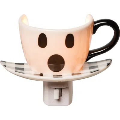 C & F Home C&f Home Ghost Halloween Decorative Night Light Teacup Figurine Decoration In White