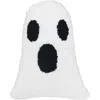 C & F Home C&f Home Ghost Shaped Halloween Hooked Small/petite Accent Pillow, 8" X 10" In White