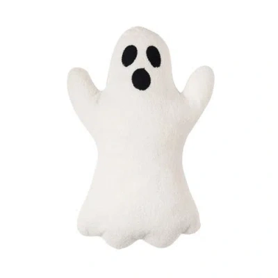 C & F Home C&f Home Ghost Shaped Halloween Throw Pillow 13" X 19" In White