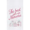 C & F Home C&f Home Gifts Are Memories Embroidered Flour Sack Cotton Kitchen Towel In White