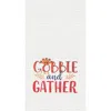 C & F Home C&f Home Gobble & Gather Embroidered & Waffle Weave Kitchen Towel In Multi