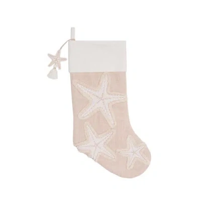 C & F Home C&f Home Gold Coast Starfish Stocking In Brown