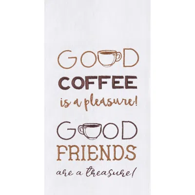 C & F Home C&f Home Good Coffee Is A Pleasure Towel In Brown