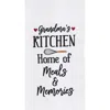 C & F Home C&f Home Grandma's Kitchen Meals Mother's Day Kitchen Embroidered Hand Towel In White
