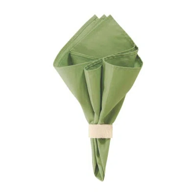 C & F Home C&f Home Green Cotton Napkin Set Of 6