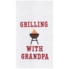 C & F Home C&f Home Grilling With Grandpa Father's Day Kitchen Embroidered Hand Towel In Multi