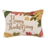 C & F Home C&f Home Happy Thanksgiving Leaves Pillow In Multi