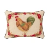 C & F Home C&f Home Harvest Rooster Needlepoint Pillow In Animal Print