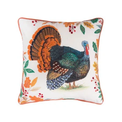 C & F Home C&f Home Harvest Turkey Throw Pillow, 18" X 18" In Multi