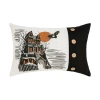 C & F Home C&f Home Haunted House Halloween 100% Polyester Printed Accent Pillow W/ Decorative Buttons 13" X 20 In Multi