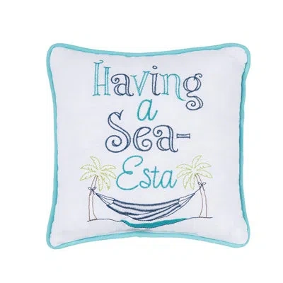 C & F Home Have A Sea-esta Pillow In Blue