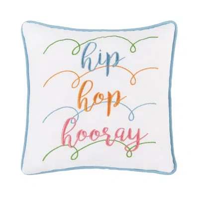 C & F Home Hip Hop Hooray Embroidered Petite Size Accent Throw Pillow