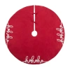 C & F Home C&f Home Ho Ho Ho Tree Skirt In Red