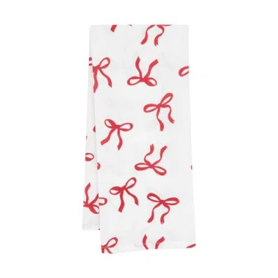 C & F Home C&f Home Holiday Festive Bows And Ribbons Christmas Towel In Multi