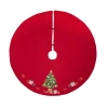 C & F Home C&f Home Holiday Tree Skirt In Red