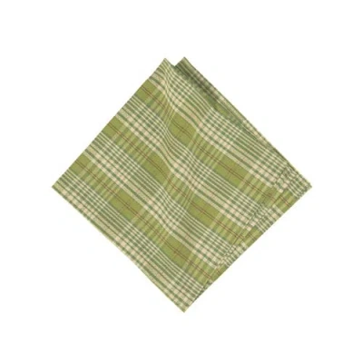 C & F Home C&f Home Holly Plaid Napkin Set Of 6 In Green