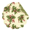 C & F Home C&f Home Holly Round Placemat Set Of 6 In Green