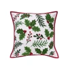 C & F Home C&f Home Holly Spring Berry Christmas Throw Pillow, 18" X 18" In Green