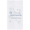 C & F Home C&f Home Home For Christmas Embroidered Flour Sack Cotton Kitchen Towel In White