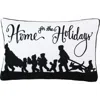 C & F Home C&f Home Home For Holidays Tufted Christmas Throw Pillow, 14" X 22" In Black