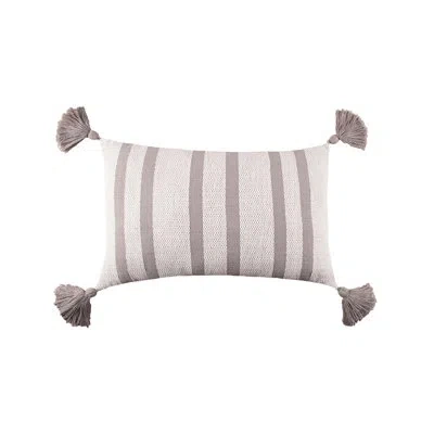 C & F Home Joey Striped Cotton Decor Throw Pillow In Brown
